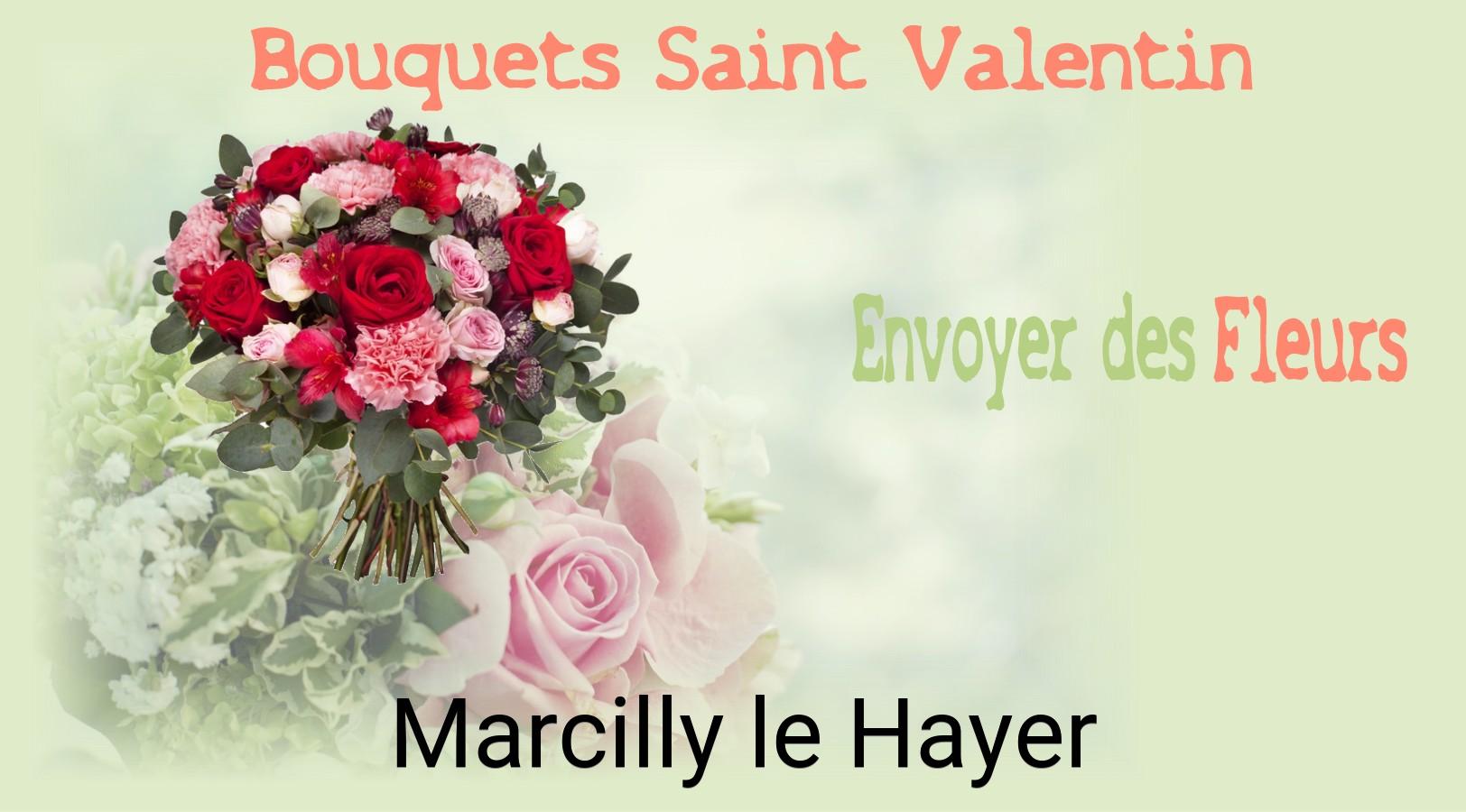Roses de Saint-Valentin livrées à Marcilly-le-Hayer